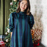 The Harlan Long Sleeve Bow Tween Dress