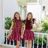The Athena Flutter Sleeve Tween Dress