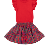 The Annie Tween Sweater - Red