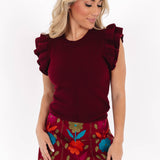 The Annie Sweater - Wine