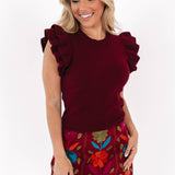 The Annie Sweater - Wine