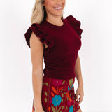 The Annie Sweater - Wine