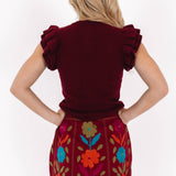 The Annie Sweater - Wine