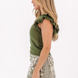 The Annie Sweater - Olive