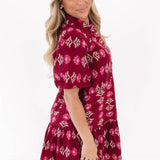 The Athena Puff Sleeve Dress