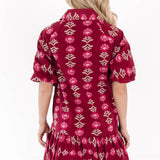 The Athena Puff Sleeve Dress