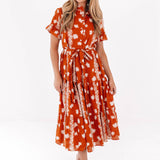 The Aubrey Button Up Midi Dress