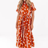 The Aubrey Button Up Midi Dress