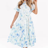 The Blakely Button Up Midi Dress