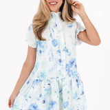 The Blakely Ruffle Button Up Dress