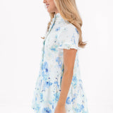 The Blakely Ruffle Button Up Dress