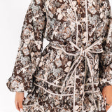 The Bridget Long Sleeve Tie Dress