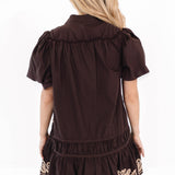 The Camille Dress - Brown