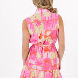 The Cara Sleeveless Tie Dress