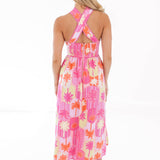 The Cara Ric Rac Cross Midi Dress