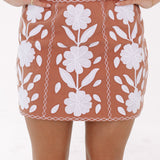 The Cody Skirt - Burnt Orange