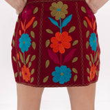 The Cody Skirt - Wine