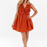The Dani Dress - Burnt Orange