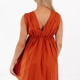 The Dani Dress - Burnt Orange