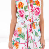 The Elaine Sleeveless Tie Dress