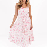The Ellie Sweetheart Midi Dress