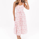 The Ellie Sweetheart Midi Dress