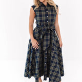 The Etta Midi Dress - Navy