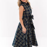 The Etta Midi Dress - Navy