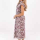 The Faye Belted Button Up Midi Dress