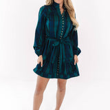 The Harlan Long Sleeve Tie Dress