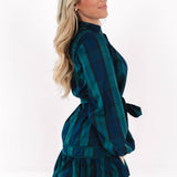 The Harlan Long Sleeve Tie Dress