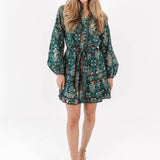 The Hazel Long Sleeve Tie Dress