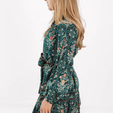 The Hazel Long Sleeve Tie Dress