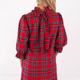 The Hollin Long Sleeve Bow Dress