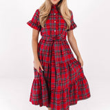 The Hollin Button Up Midi Dress