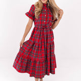 The Hollin Button Up Midi Dress