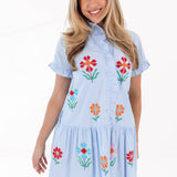 The Hunter Ruffle Button Up Dress