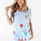 The Hunter Tie Strap Top