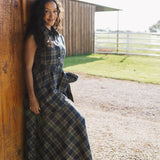 The Etta Midi Dress - Navy