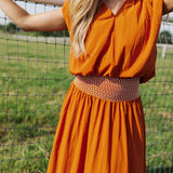 The Layne Top - Burnt Orange