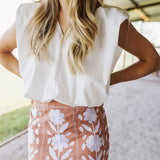 The Cody Skirt - Burnt Orange