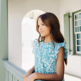 The Nina Flutter Sleeve Tween Dress