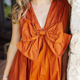 The Dani Dress - Burnt Orange