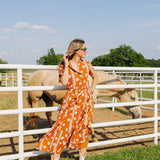 The Aubrey Button Up Midi Dress