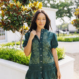 The Camille Dress - Green