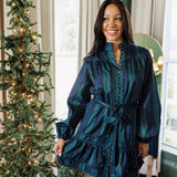 The Harlan Long Sleeve Tie Dress