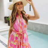 The Cara Sleeveless Tie Dress