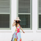 The Kiera Ric Rac Cross Midi Dress