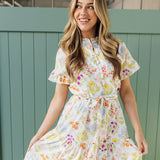 The Sandra Button Up Midi Dress