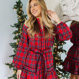 The Hollin Long Sleeve Tie Dress